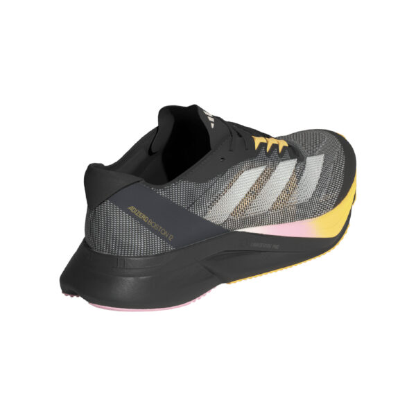 Adidas Men's Adizero Boston 12 - Core Black/Zero Met./Spark - Image 4