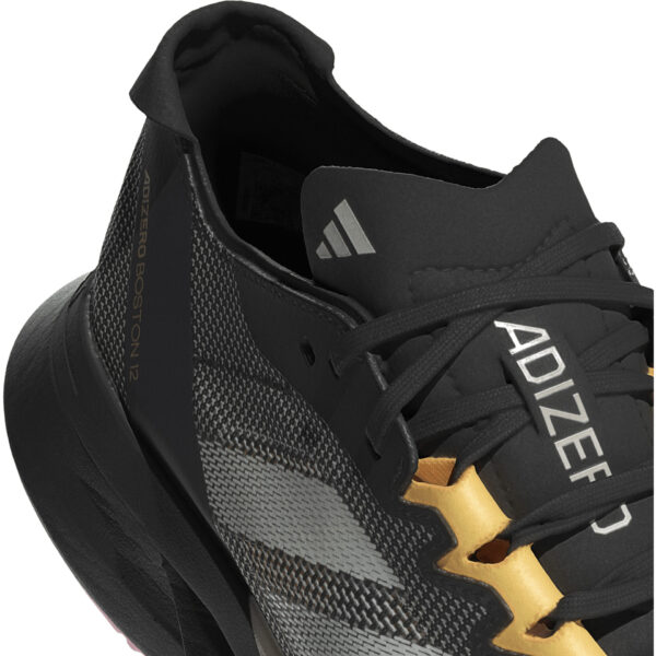 Adidas Women's Adizero Boston 12 - Core Black/Zero Met./Spark - Image 7