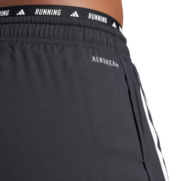Adidas Women's Own the Run 3-Stripe 2in1 Short - Black - Image 5