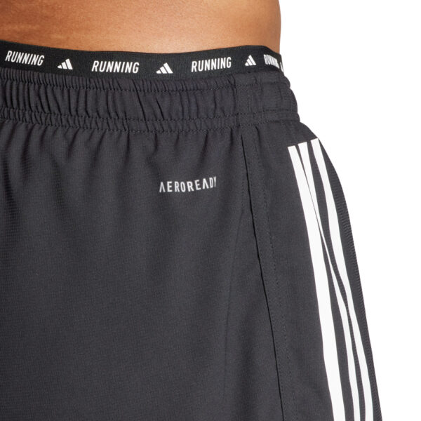 Adidas Men's Own the Run 3-Stripe 2in1 Short - Black - Image 5
