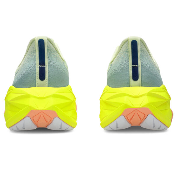 Asics Men's Novablast 4 Paris - Cool Matcha/Safety Yellow - Image 7