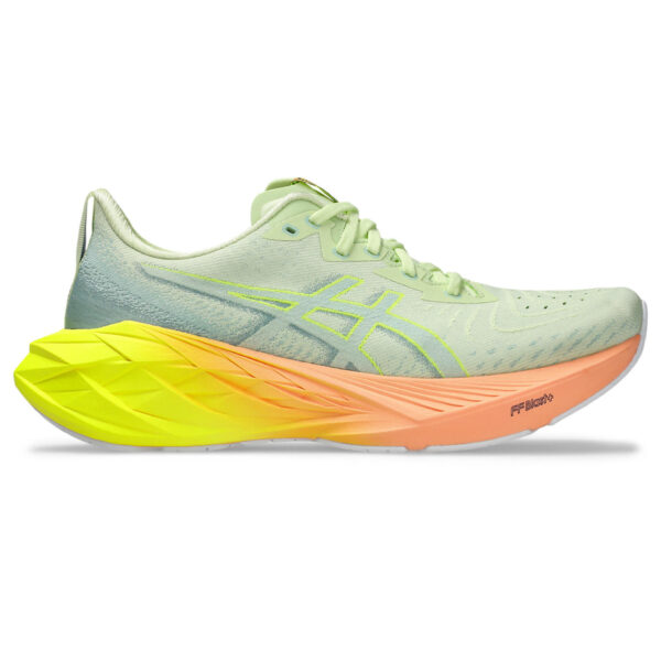 Asics Men's Novablast 4 Paris - Cool Matcha/Safety Yellow