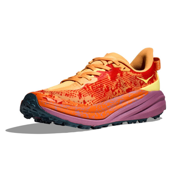 Hoka Men's Speedgoat 6 - Sherbert/Beetroot - Image 4