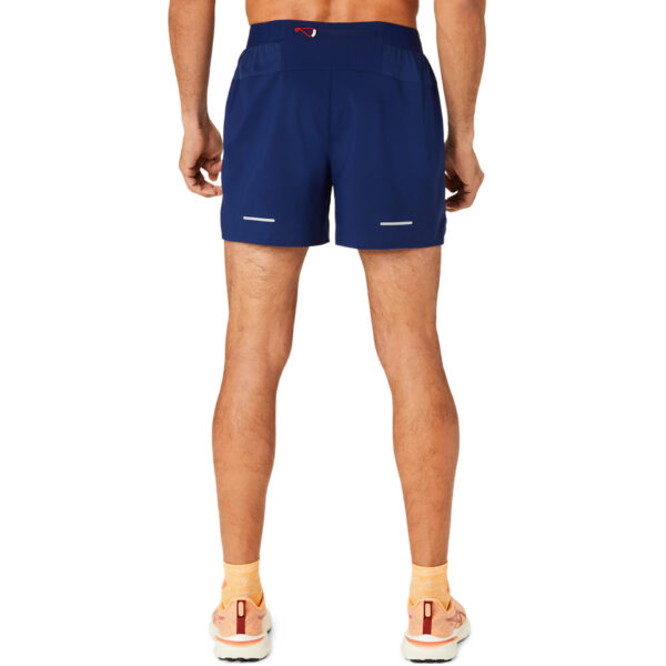 Asics Men's Road 5" 2-in-1 Shorts - Blue Expanse/Birch - Image 2