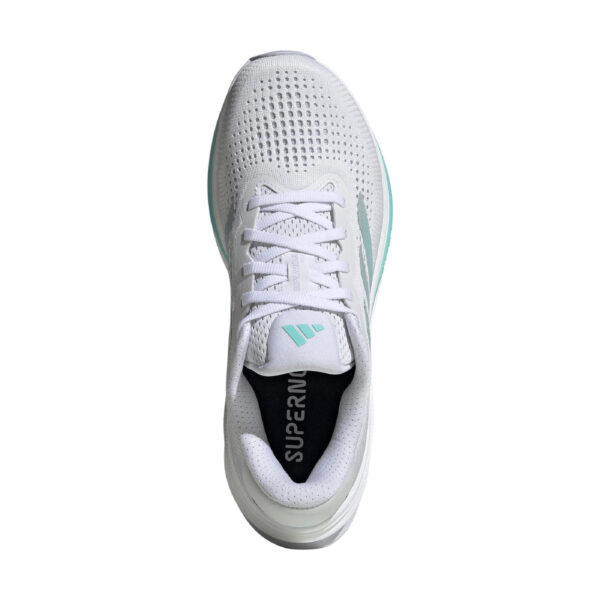 Adidas Women's Supernova Rise - Ftwr White/Linen Green Met./Flash Aqua - Image 5