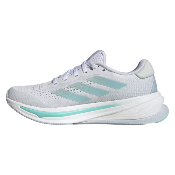 Adidas Women's Supernova Rise - Ftwr White/Linen Green Met./Flash Aqua - Image 2