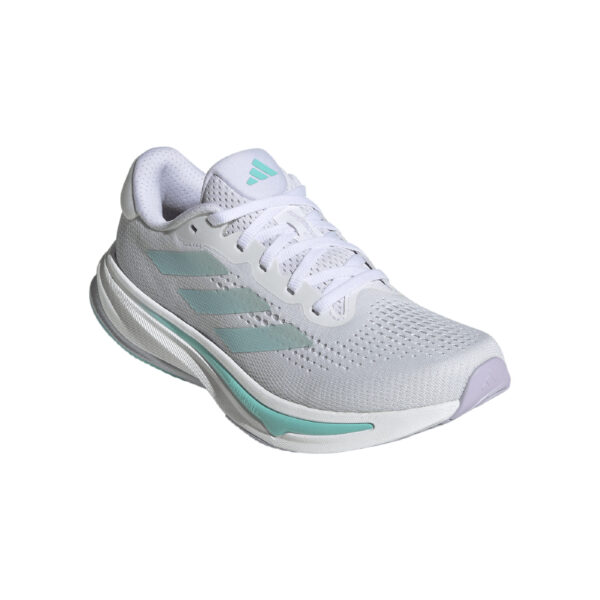Adidas Women's Supernova Rise - Ftwr White/Linen Green Met./Flash Aqua - Image 3