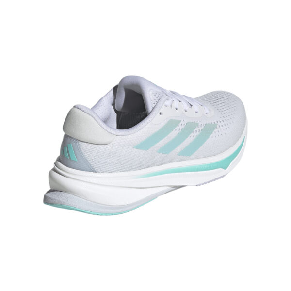 Adidas Women's Supernova Rise - Ftwr White/Linen Green Met./Flash Aqua - Image 4