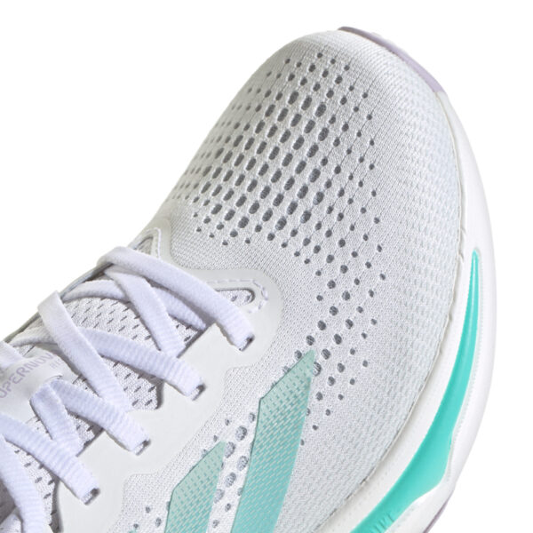 Adidas Women's Supernova Rise - Ftwr White/Linen Green Met./Flash Aqua - Image 7