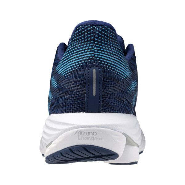 Mizuno Men's Wave Rider 28 - Estate Blue/White/River Blue - Image 7