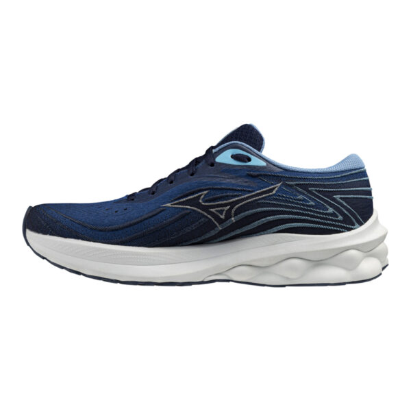 Mizuno Men's Wave Skyrise 5 - Classic Blue/Plein Air/River B - Image 2