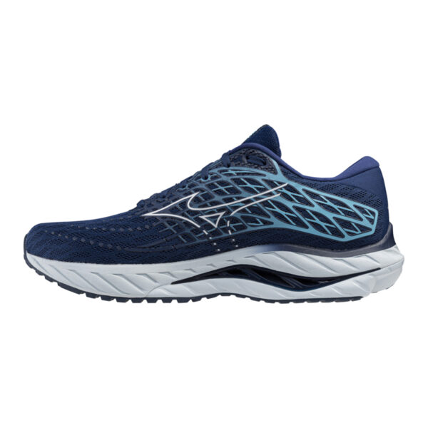Mizuno Men's Wave Inspire 20 - Estate Blue/White/River Blue - Image 2