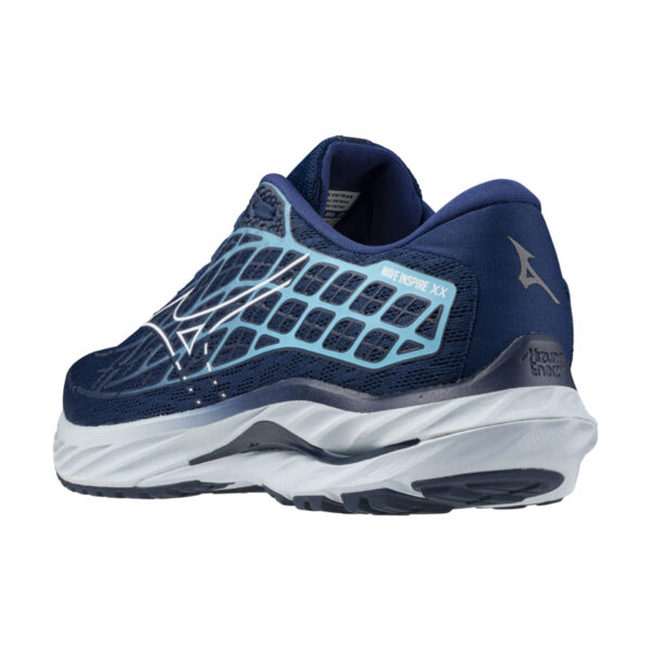 Mizuno Men's Wave Inspire 20 - Estate Blue/White/River Blue - Image 4