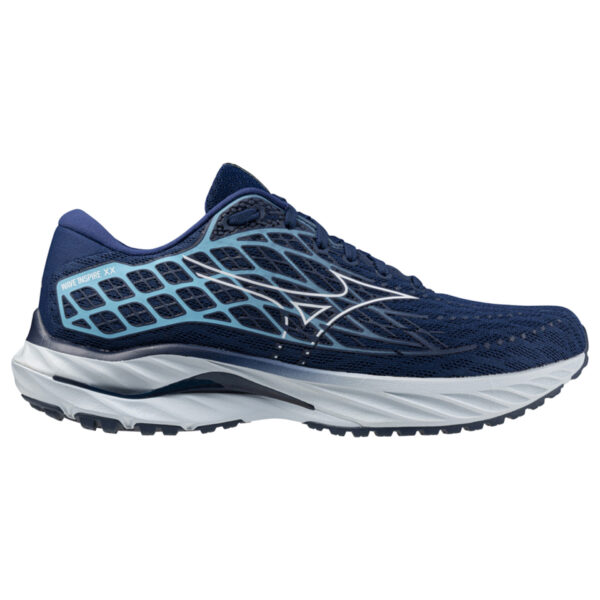 Mizuno Men's Wave Inspire 20 - Estate Blue/White/River Blue