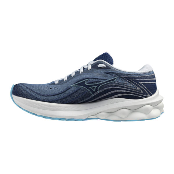 Mizuno Women's Wave Skyrise 5 - Parisian Blue/River Blue/Estat - Image 2