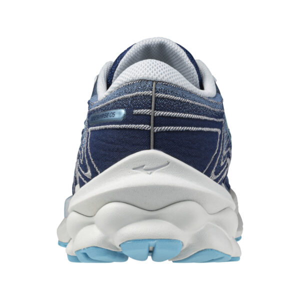 Mizuno Women's Wave Skyrise 5 - Parisian Blue/River Blue/Estat - Image 5