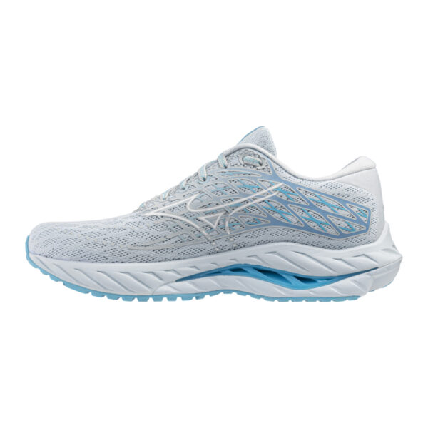 Mizuno Women's Wave Inspire 20 - Plein Air/White/River Blue - Image 2