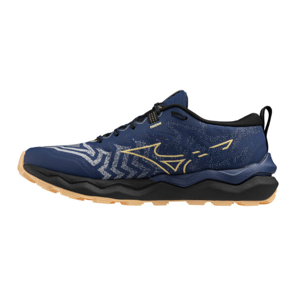 Mizuno Women's Wave Daichi 8 - Estate Blue/Apricot Ice/Black - Image 2