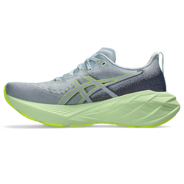 Asics Women's Novablast 4 - Cool Grey/Blue Expanse - Image 2
