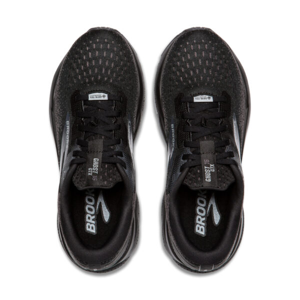 Brooks Men's Ghost 16 GTX - Black/Black/Ebony - Image 5