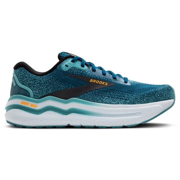 Brooks Men's Ghost Max 2 - Moroccan Blue/Aqua/Orange Pop