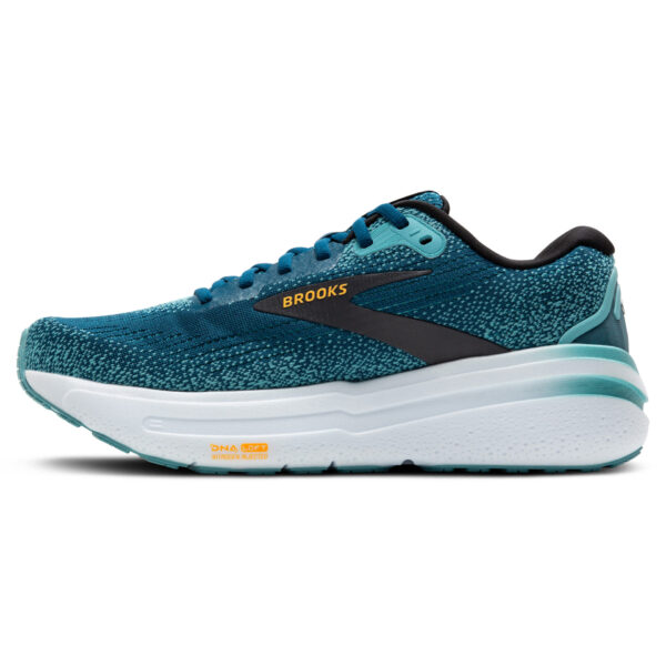 Brooks Men's Ghost Max 2 - Moroccan Blue/Aqua/Orange Pop - Image 2