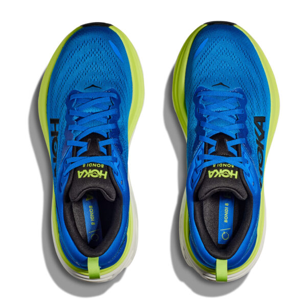 Hoka Men's Bondi 8 - Electric Cobalt/Lettuce - Image 6