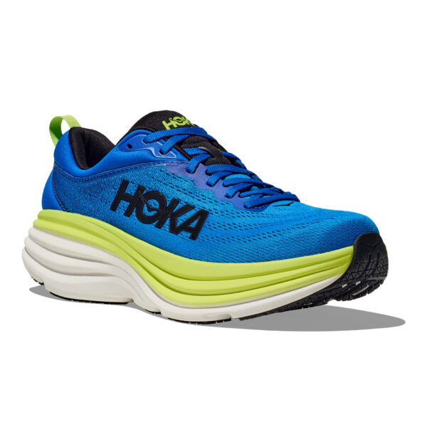 Hoka Men's Bondi 8 - Electric Cobalt/Lettuce - Image 3