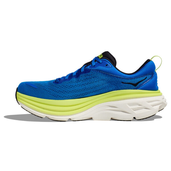 Hoka Men's Bondi 8 - Electric Cobalt/Lettuce - Image 2
