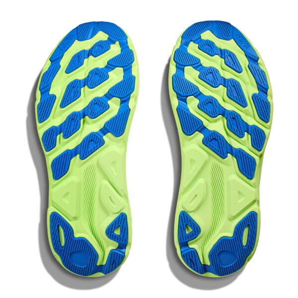 Hoka Men's Clifton 9 - Stardust/Electric Cobalt - Image 7