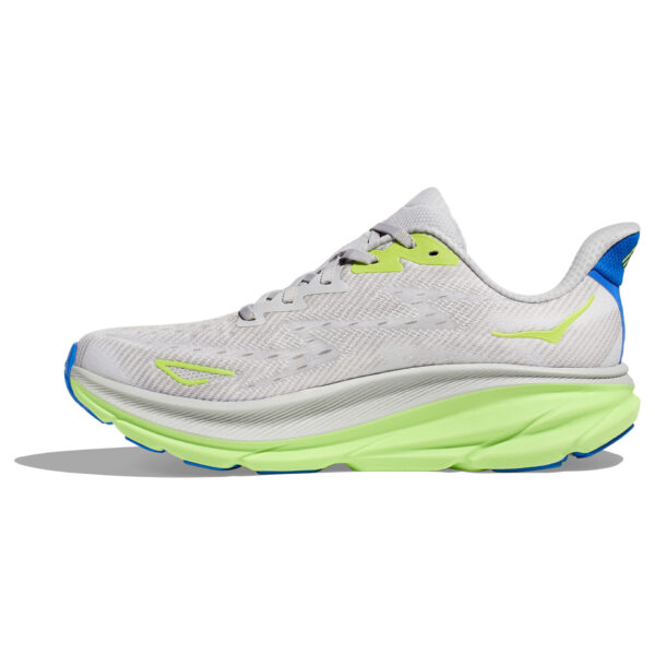 Hoka Men's Clifton 9 - Stardust/Electric Cobalt - Image 2