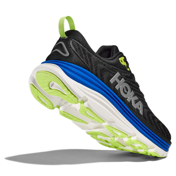 Hoka Men's Gaviota 5 - Black/Electric Cobalt - Image 5