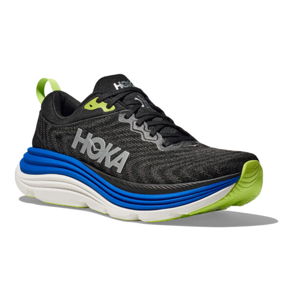 Hoka Men's Gaviota 5 - Black/Electric Cobalt - Image 3
