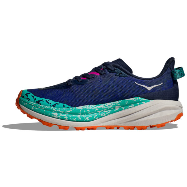 Hoka Women's Speedgoat 6 - Varsity Navy/Meteor - Image 2