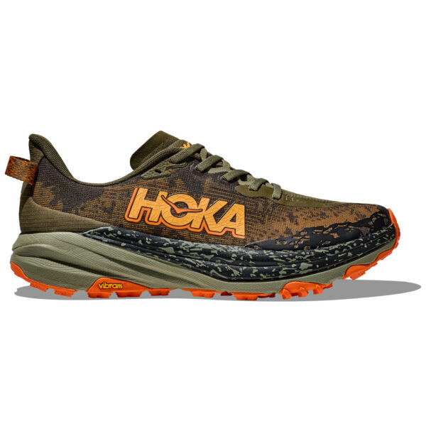 Hoka Men's Speedgoat 6 Wide - Antique Olive/Squash