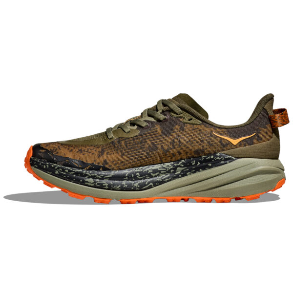 Hoka Men's Speedgoat 6 Wide - Antique Olive/Squash - Image 2