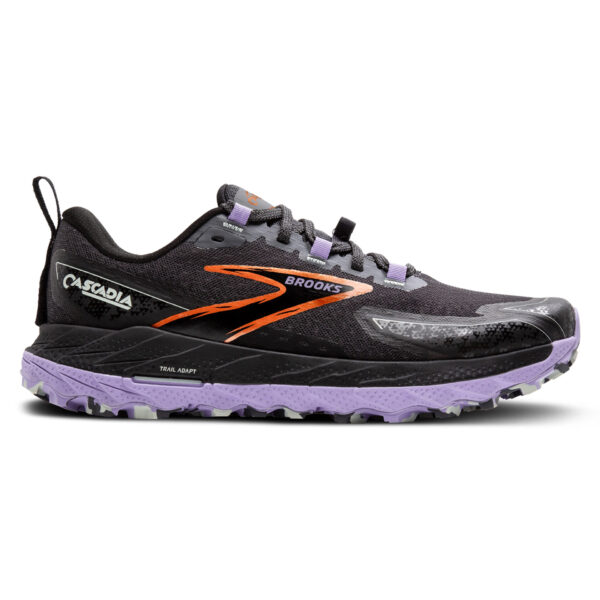 Brooks Women's Cascadia 18 - Ebony/Sweet Lavender/Copper