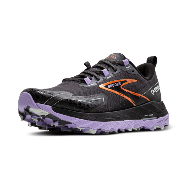 Brooks Women's Cascadia 18 - Ebony/Sweet Lavender/Copper - Image 4