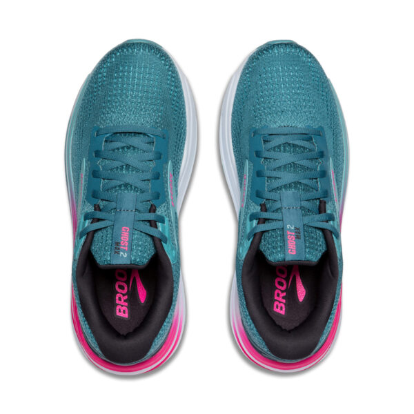 Brooks Women's Ghost Max 2 - Storm Blue/Knockout Pink/Aqua - Image 5