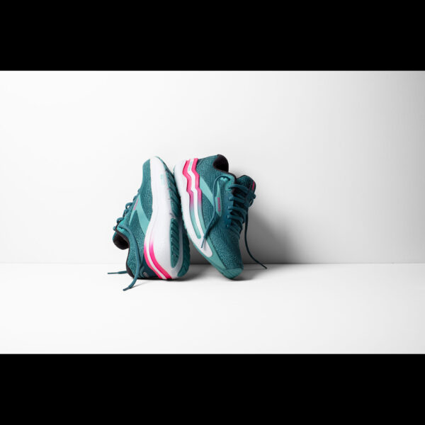 Brooks Women's Ghost Max 2 - Storm Blue/Knockout Pink/Aqua - Image 8