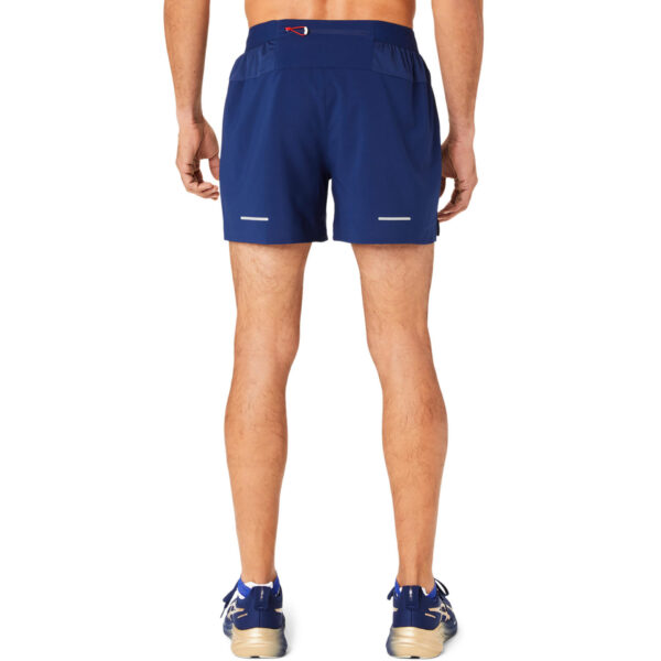 Asics Men's Road 5" Brief-Lined Shorts - Blue Expanse - Image 2