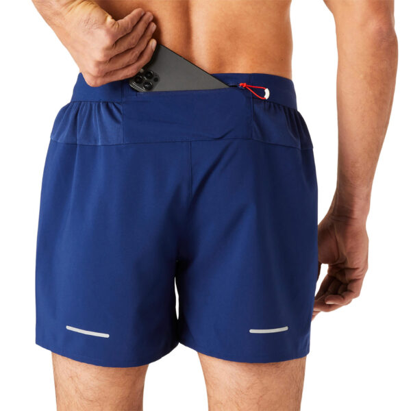 Asics Men's Road 5" Brief-Lined Shorts - Blue Expanse - Image 6