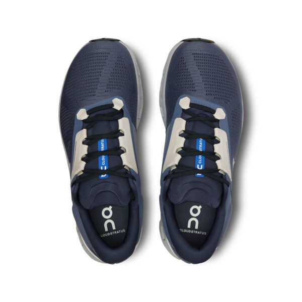 On Men's Cloudstratus 3 - Metal/Glacier - Image 4
