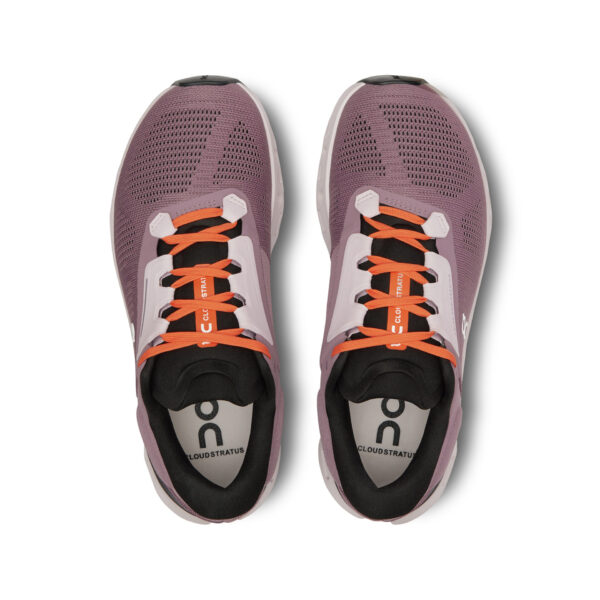On Women's Cloudstratus 3 - Quartz/Lily - Image 4