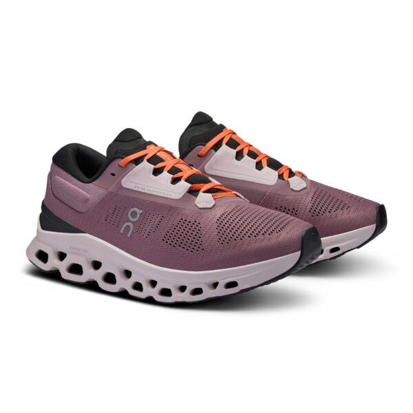 On Women's Cloudstratus 3 - Quartz/Lily - Image 3