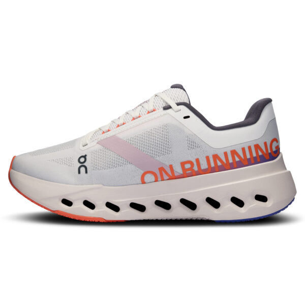 On Women's Cloudsurfer Next - White/Flame - Image 2