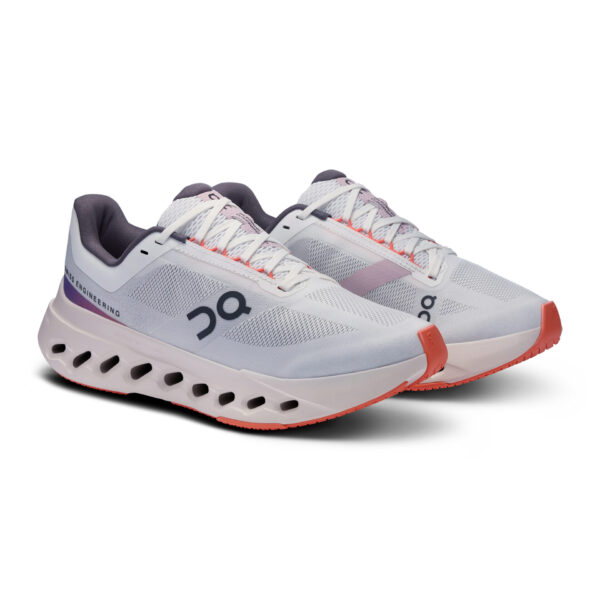 On Women's Cloudsurfer Next - White/Flame - Image 3