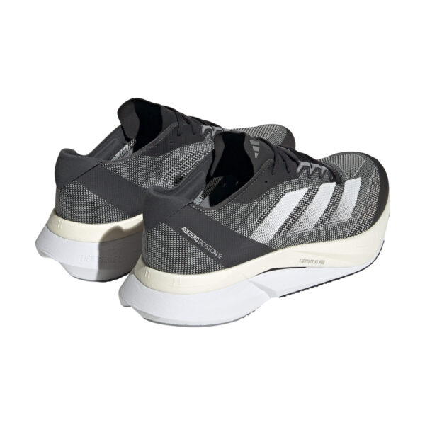 Adidas Men's Adizero Boston 12 - Core Black/Footwear White/Carbon - Image 4