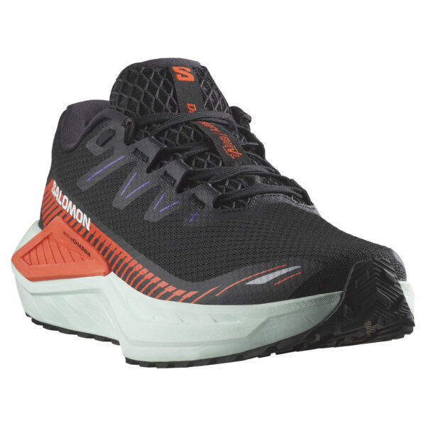 Salomon Men's DRX DEFY GRVL - Black/Cherry Tomato/Bay - Image 3