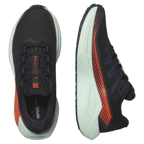 Salomon Women's DRX DEFY GRVL - Black/Cherry Tomato/Bay - Image 6